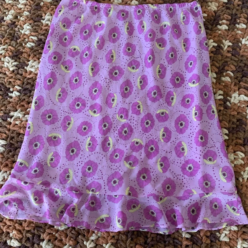 ๐ FREE with Purchase - Y2K Inspired Purple Poppy Skirt w/Ruffles -Size S or 6-8 - Picture 3 of 3